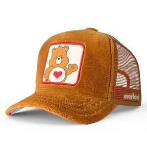 OVERLORD X Care Bears Tender Heart Bear Trucker Cap Hat NWOT